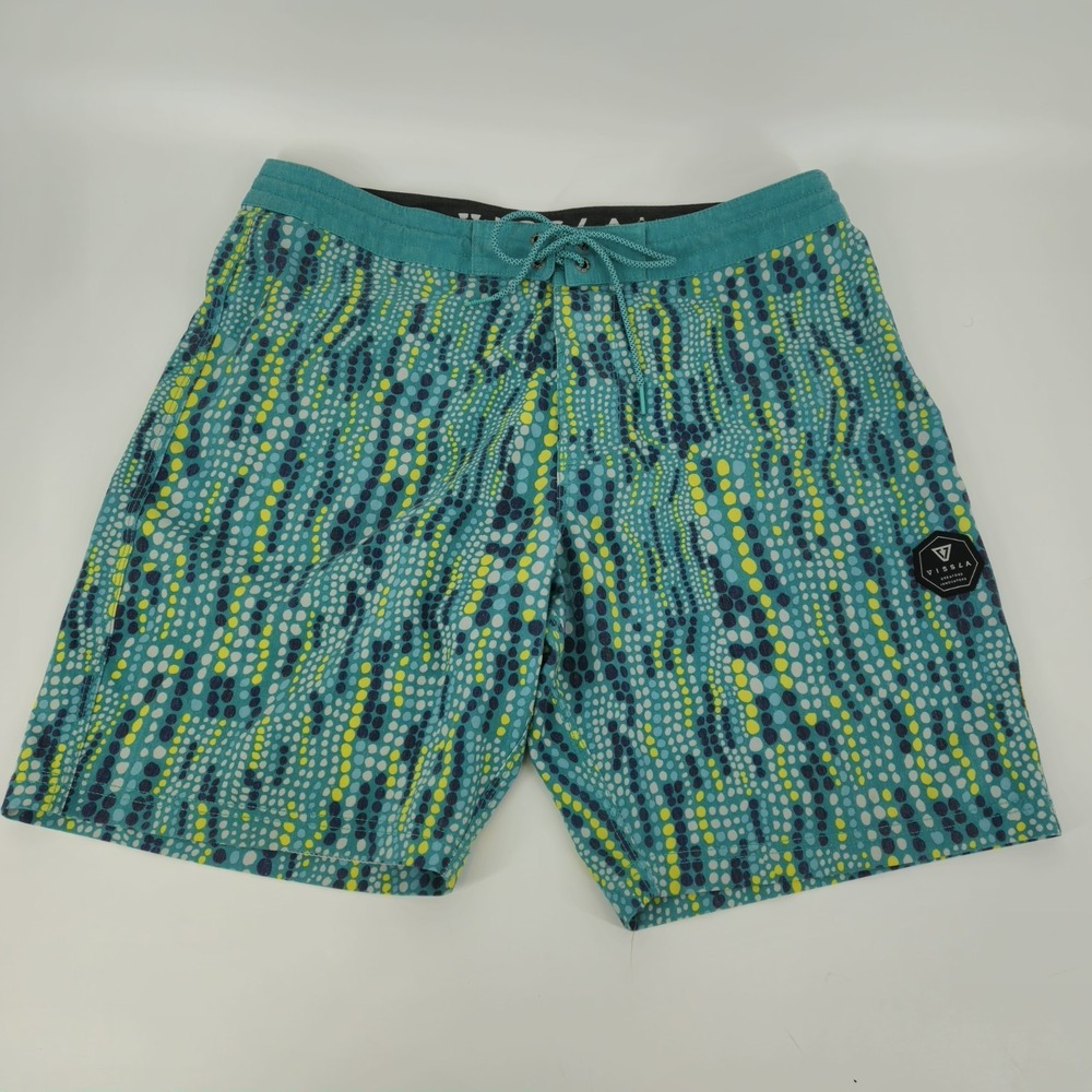 Vissla Mens Size 34 Board Shorts Surf Swim Upcycled Coconut Stretch